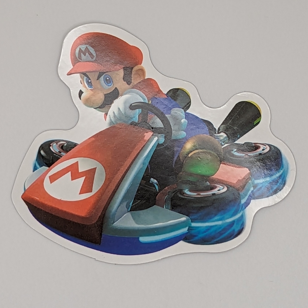 Mario Cart Sticker